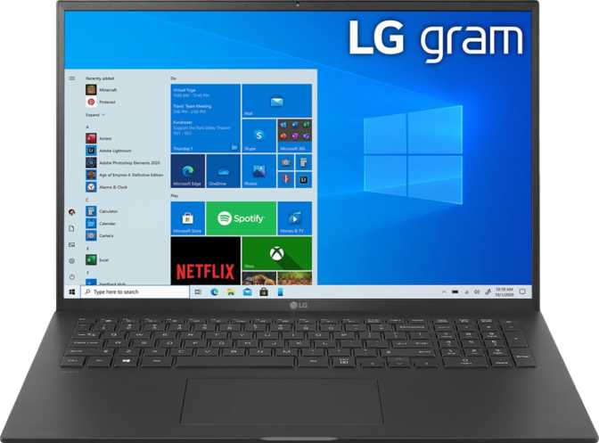 LG Gram 17 (17Z90P) Intel Core i7-1165G7 2.8GHz / 16GB RAM / 512GB SSD